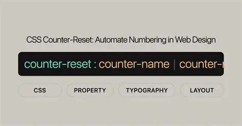 The Need for Counter Reset