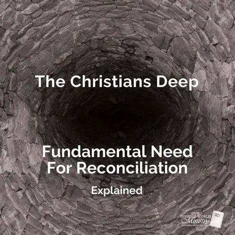 The Need for Reconciliation
