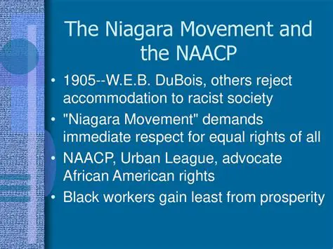 The Niagara Movement and the NAACP