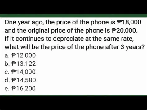 The Original Price of the Phone