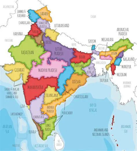 The Political Map of India