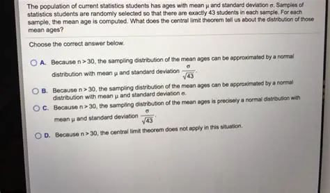 The Population of Current Statistics Students
