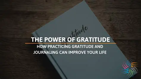 The Power of Gratitude Journaling