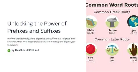 The Power of Prefixes and Suffixes