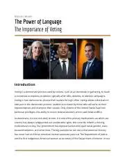 The Power of Voting in Shaping Policies