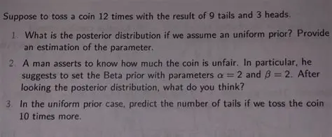 The Problem of Tossing a Coin 12 Times