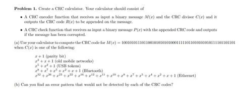 The Problem with Current CRC Calculation