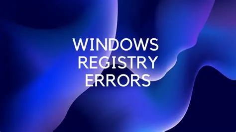 The Problem with Registry Errors