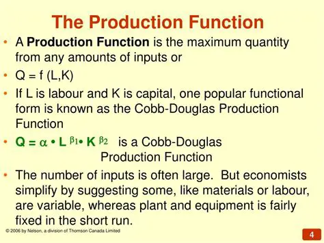 The Production Cost Function
