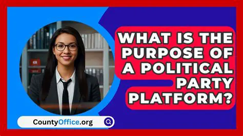 The Purpose of a Political Party Platform