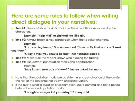 The Purpose of Dialogue in Narrative Essays