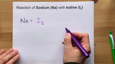 The Reaction between Sodium and Iodine