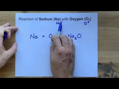 The Reaction between Sodium and Oxygen