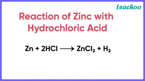The Reaction Between Zinc and Hydrochloric Acid