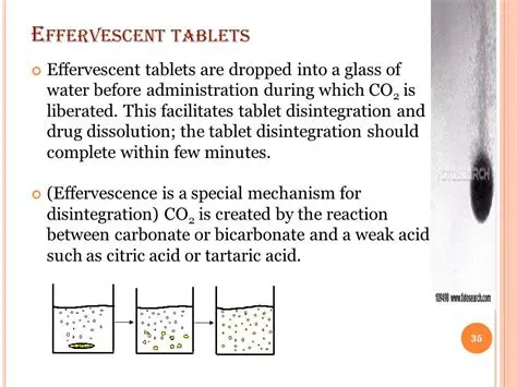 The Reaction of Effervescent Tablets