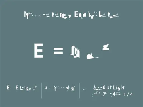 The Relationship Between Mass and Energy