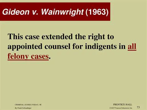 The Right to Appointed Counsel