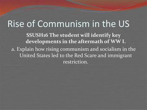The Rise of Communism in the United States
