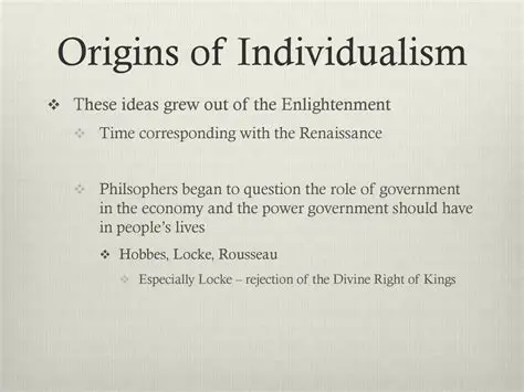 The Rise of Individualism in Western Societies