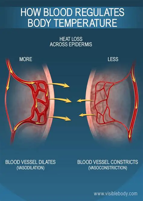 The Role of Blood Vessels in Thermoregulation