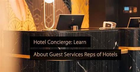 The Role of Concierge in Guest Luggage Services