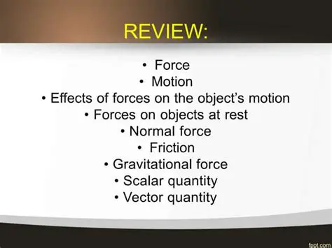 The Role of Force in Smooth Motion