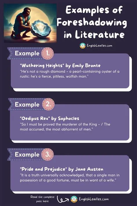 The Role of Foreshadowing in Creating Suspense