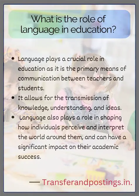 The Role of Language in Answering Questions