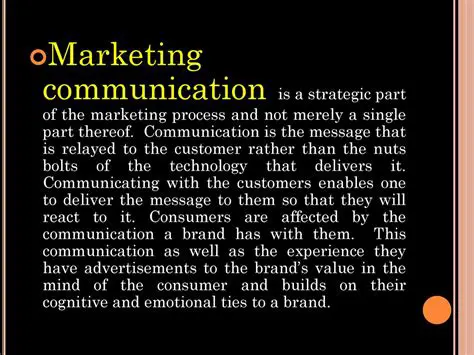 The Role of Marketing Communication in Increasing Sales