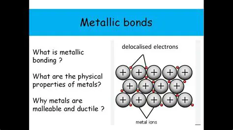 The Role of Metallic Bonds