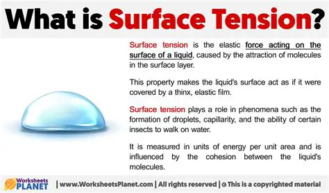 The Role of Surface Tension