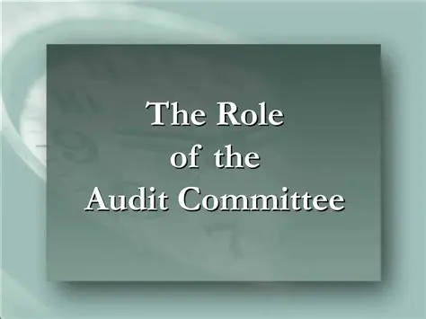 The Role of the Audit Committee