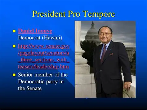 The Role of the President Pro Tempore