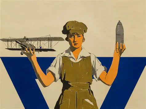 The role of women in supporting the war effort was also significant