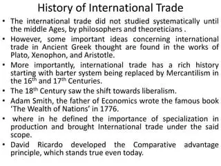 The Shift towards Liberalism