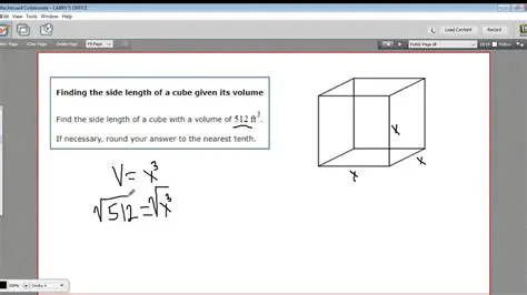 The Side Length of the Cube