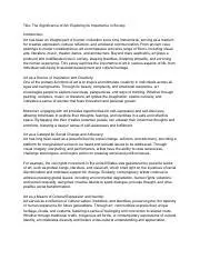 The significance of art in understanding human experience