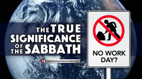 The Significance of the Sabbath