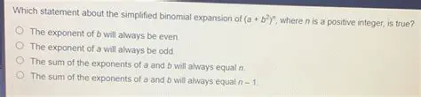 The Simplified Binomial Expansion