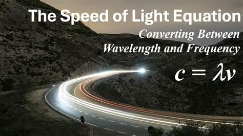 The Speed of Light Equation