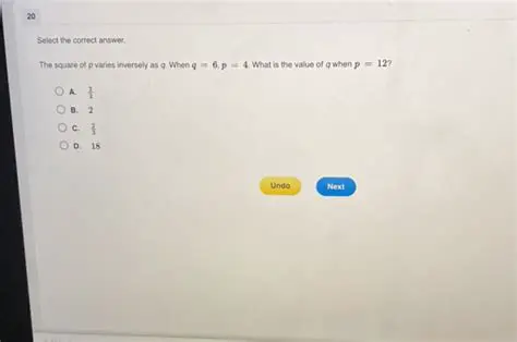 The Square of p Varies Inversely as q