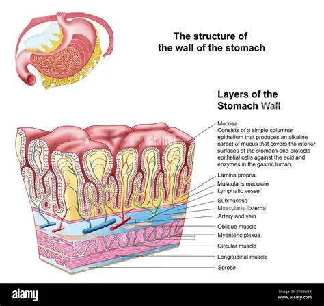 The Structure of the Stomach Wall