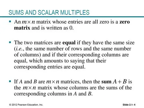 The Sum of Entries in Matrices A and B