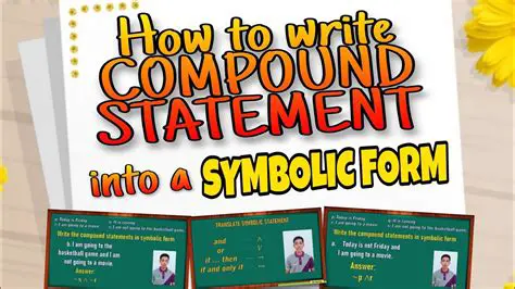 The Symbolic Compound Statement