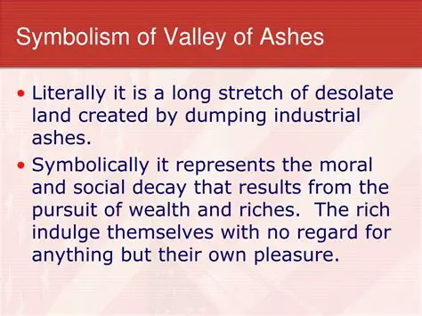 The Symbolism of the Valley of Ashes