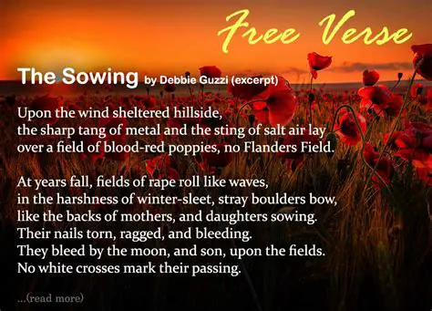 The Use of Free Verse in Modernist Literature