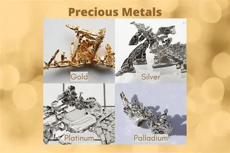 The use of gold and other precious materials