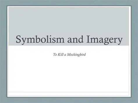 The Use of Imagery and Symbolism