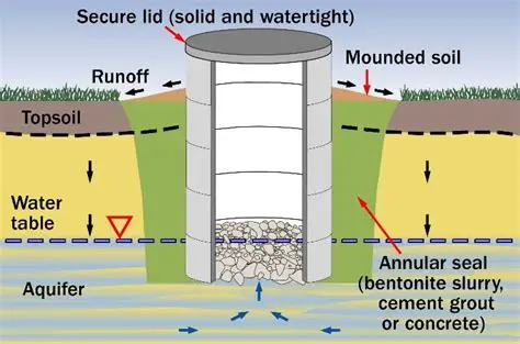The use of wells to obtain drinking water is a modern convenience