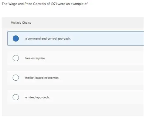 The Wage and Price Controls